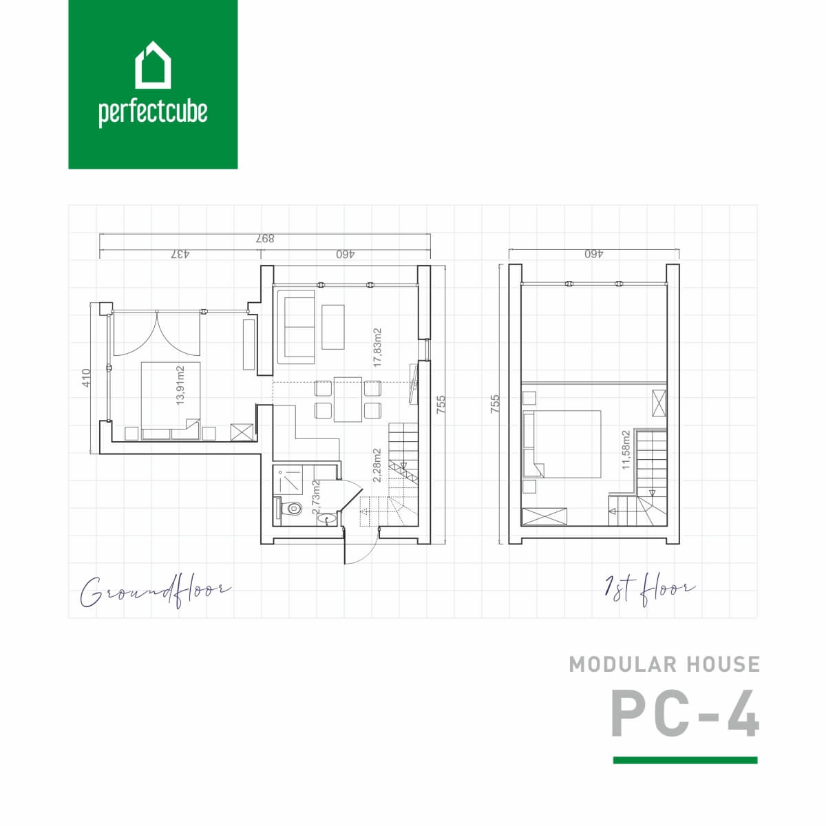 floor plans modular house pc-4